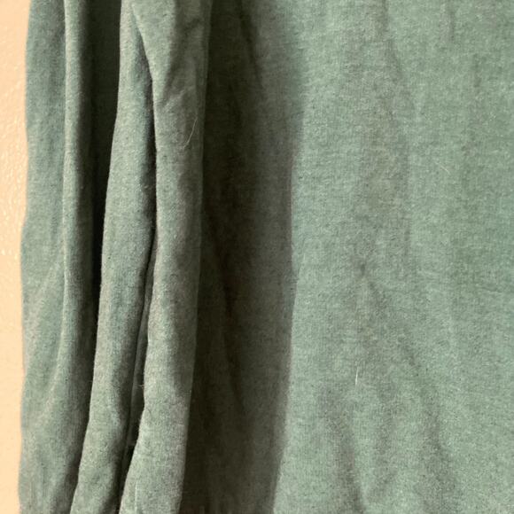 KNOX ROSE Sweater Crew Neck Long Sleeve Striped Lightweight teal blue NEW Large - Picture 4 of 5